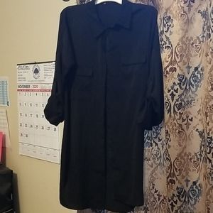 Lulu's - Button Up Long Dress Blouse